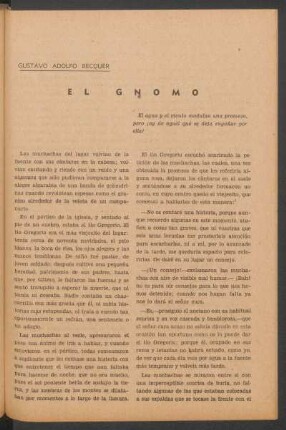 El gnomo : El agua y el viento modulan una promesa, pero ¡ay de aquél que se deja engañar por ella!