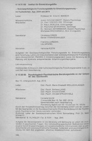 Psychologisch-psychiatrische Beratungsstelle