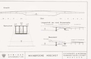 1. Mainbrücke, Hoechst