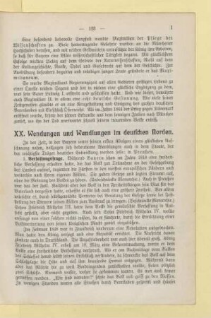 XX. Wendungen und Wandlungen im deutschen Norden
