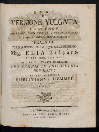 De Versione Vulgata
