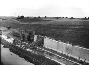 Umgehungskanal Gerlachshausen-Volkach/Main im Bau