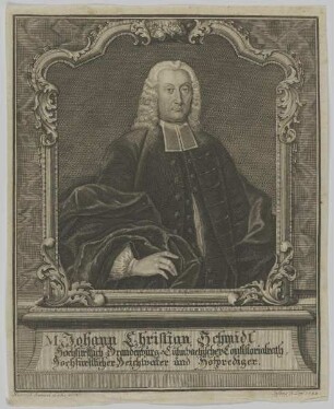 Bildnis des Johann Christian Schmidt