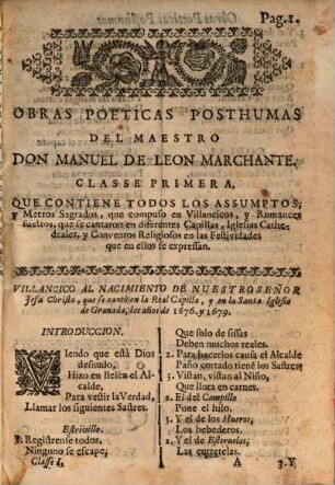 Obras Poeticas Posthumas