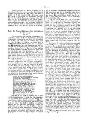 Ueber die Lebensbedingungen des Weltfriedens : (Schluß)