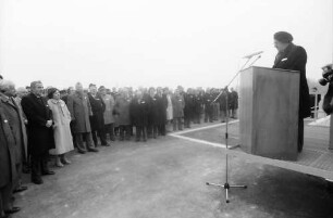 Wintersdorf: Ansprachen: Bundesbahnpräsident DB Karlsruhe: Bubel