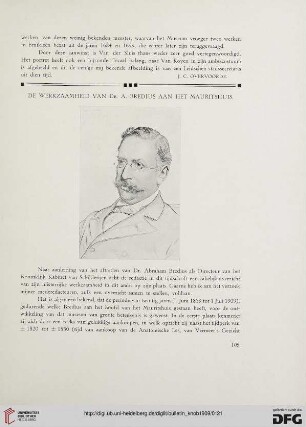 2.Ser. 2.1909: De werkzaamheid van Dr. A. Bredius aan het Mauritshuis