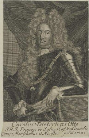 Bildnis von Carolus Dietericus Otto de Salm
