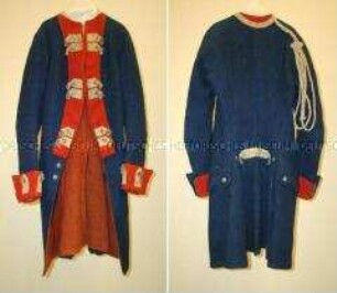 Uniformrock für Unteroffiziere, Infanterie-Regiment No. 15, II. und III. Bataillon Garde, Preußen