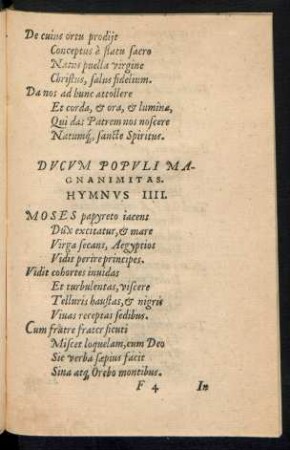 Hymnus IIII.