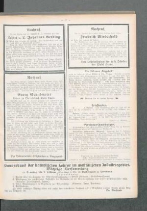 Nachruf : [Lehrer a. D. Johannes Berding]