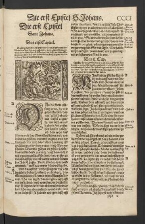 Die erst Epistel Sant Johans.