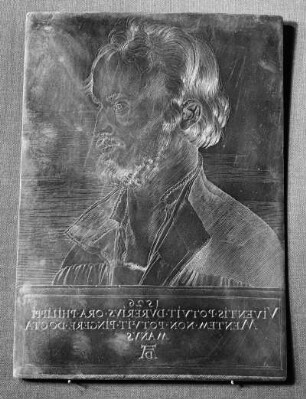 Kupferstichplatte, A. Dürer 1526