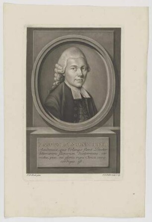 Bildnis des Ioan. Georg. Rosenmüller