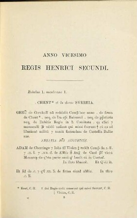 The great roll of the pipe for the ... year of the reign of King Henry the Second, [16]. ... for the twentieth year of the reign ..., A.D. 1173 - 1174