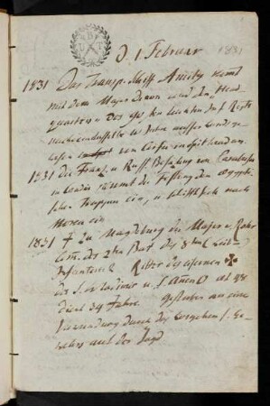 1r-7v, 1831-1837