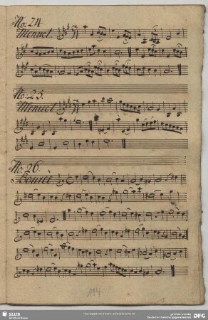 26. Graun, Suiten, GraunWV. C:XI:16 