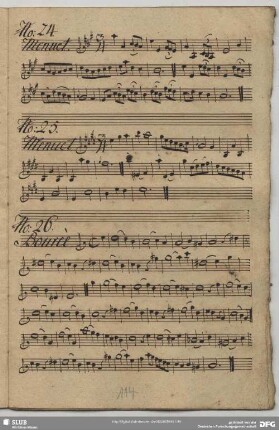 26. Graun, Suiten, GraunWV. C:XI:16 <9. Bourée>