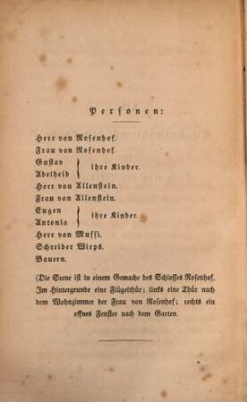 Hoftheater von Barataria oder Sprichwortspiele, 3