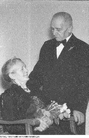 Goldene Hochzeit in Frauenstein, November 1954