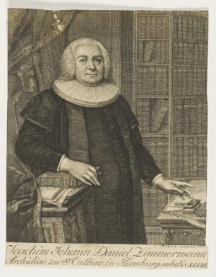 Bildnis des Joachim Johann Daniel Zimmermann