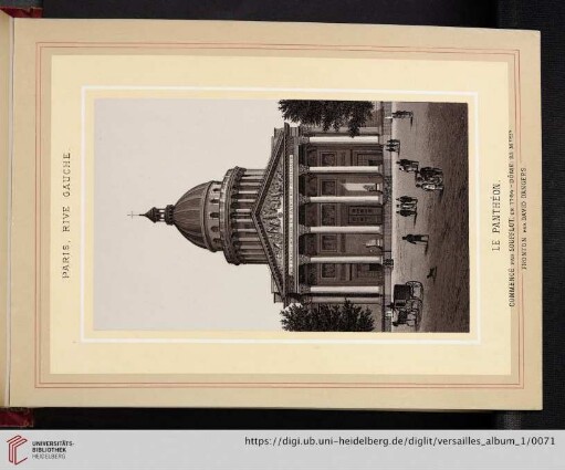 Paris, rive gauche. Le Panthéon