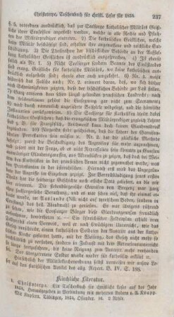 237-244 Kirchliche Literatur