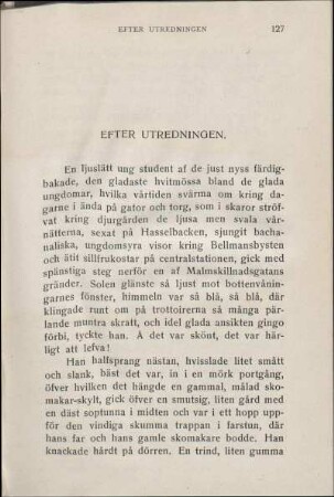 Efter Utredningen.