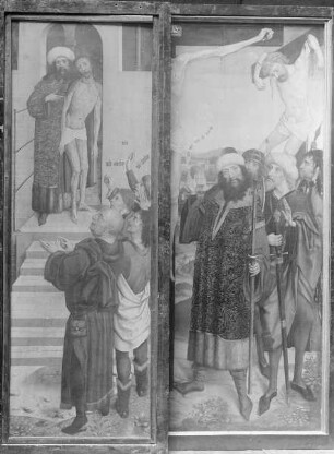 Triptychon mit Kreuzigung — Ecce Homo