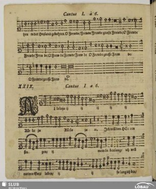 XXIX. Alleluja Ich will dem Herren singen