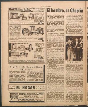 El hombre, en Chaplin