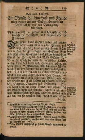 Das XXI. - XXIII. Capitel