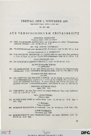 Aus verschiedenem Privatbesitz (Nr. 297-398)