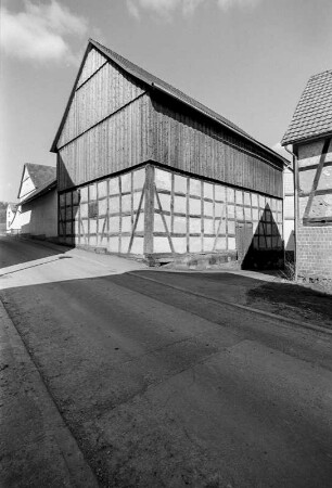 Scheune (Scheune, Fachwerk); Haina, Heckwaldstraße (Römershausen) 4