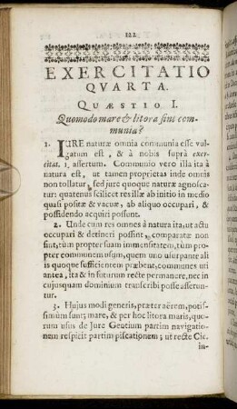 Exercitatio Quarta.