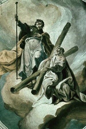 Die Heiligen Jakobus Major und Andreas