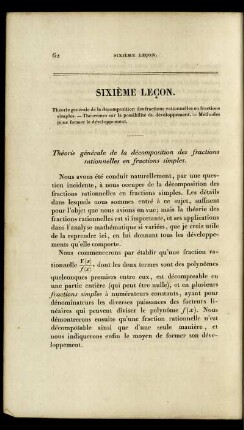 Sixième jusque Dixième Lecon.