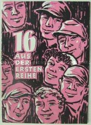 Informationsbroschüre der SED über Kampf um Titel "Brigade der sozialistischen Arbeit" im VEB Bau-Union Leipzig