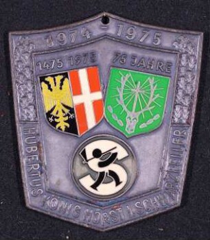Orden Hubertuskönig Neuss 1974/75 Horst Schwarzfeller