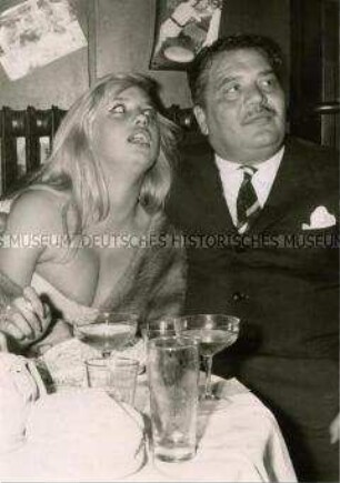 Barbara Valentin und Folco Lulli auf der Berlinale