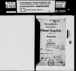 Haigerloch: Gründung des israelitischen Kirchenfonds (Synagogenpflege) und Aufstellung der Rechner