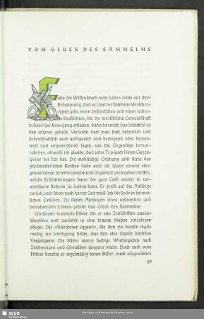 Vom Glück Des Sammelns