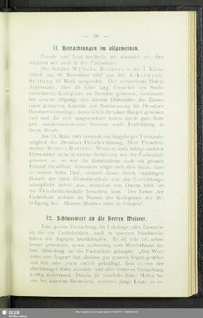 11. Betrachtungen im allgemeinen