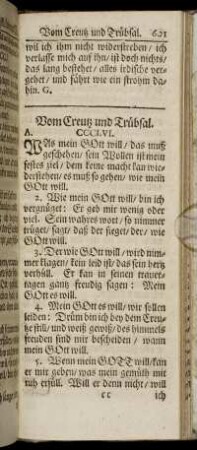 Vom Creutz und Trübsal. - Von der Höllen.