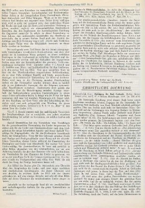 612 [Rezension] Kirchenmusikalisches Jahrbuch; 39