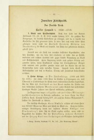 Zweites Abschnitt. Das Deutsche Reich