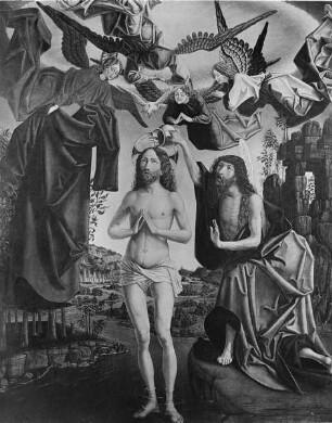 Pacheraltar: Taufe Christi