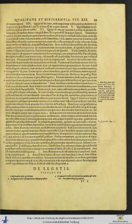 Titulus XX. De Legatis.