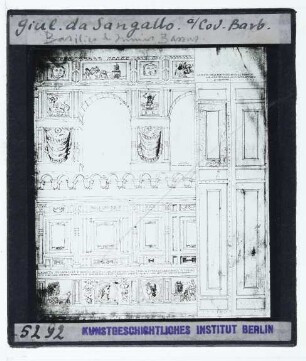 Sangallo (Giuliano), Codex Barberini (Rom, Vatikan, BAV, cod. barb. lat. 4424) : Fol.
