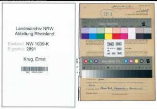 Entnazifizierung Ernst Krug , geb. 16.04.1911 (Bergmann)
